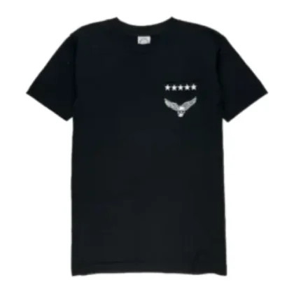 2007 Joe Foti Hand Horseman Skull Chrome Hearts Tshirt Black