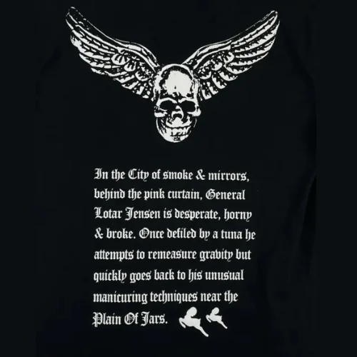 2007 Joe Foti Hand Horseman Skull Chrome Hearts Tshirt Black