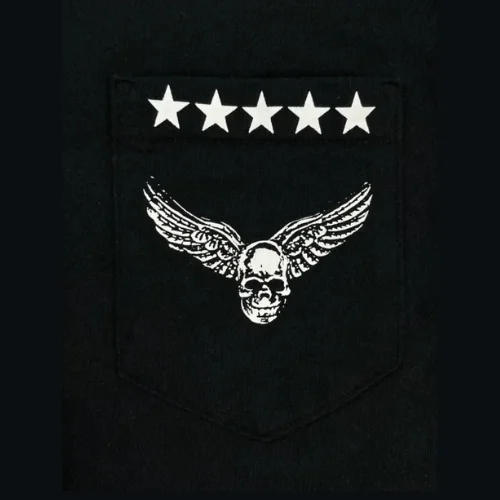 2007 Joe Foti Hand Horseman Skull Chrome Hearts Tshirt Black