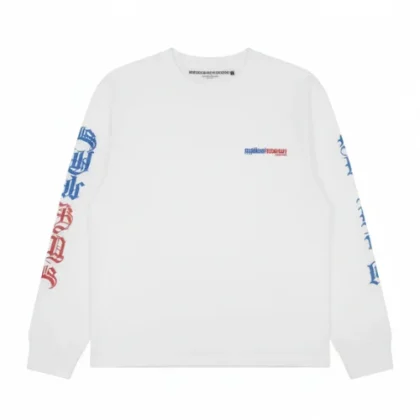 Chrome Hearts Americana Logo LS Tee White
