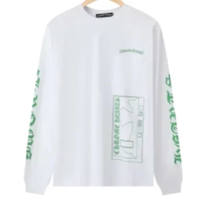Chrome Hearts Aoyama Logo Long Sleeve Tee White