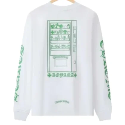 Chrome Hearts Aoyama Logo Long Sleeve Tee White