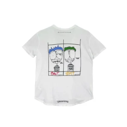 Snot-Spit White Chrome Hearts Shirt