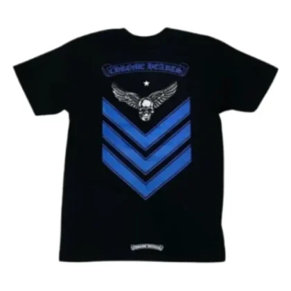 Foti Scroll Logo T Shirt Chrome Hearts