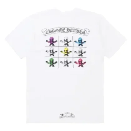 Foti Logo Chrome Hearts Multicolor Shirt White
