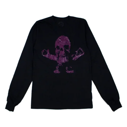 Chrome Hearts Purple Foti Long Sleeve Tee