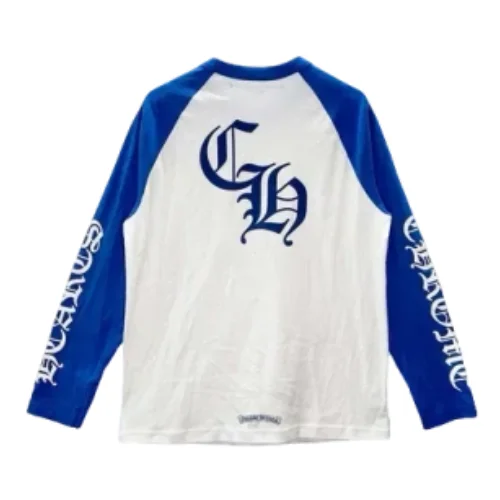 CH Horseshoe Logo Blue White Long Sleeve Tee