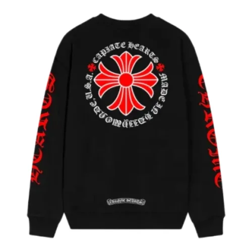 Chrome Heart Sweatshirts Made In Hollywood Plus Cross