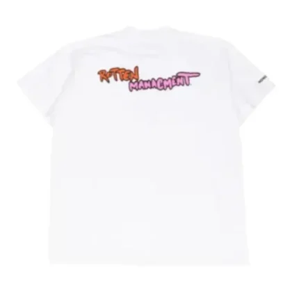 Matty Boy Rotten Management Chrome Hearts Tee White