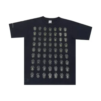 Exclusive Horseshoe Chrome Hearts Multi Dagger Logo Tee Black