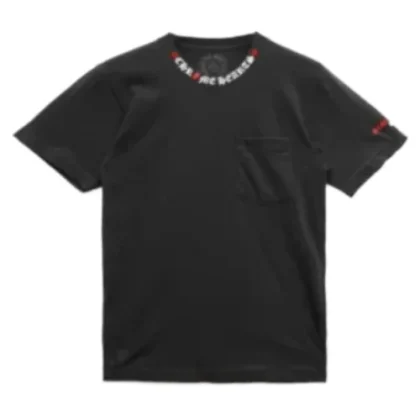 Chrome Hearts Rolling Stone Tongue Scroll Tee Black