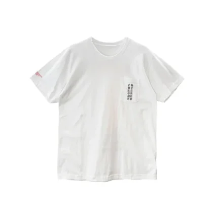 White Triple Logo Chrome Hearts Short Sleeve Shirt