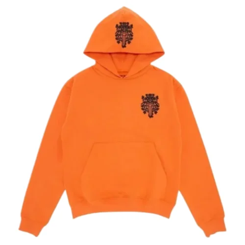 Vine Dagger Orange Chrome Heart Hoodie