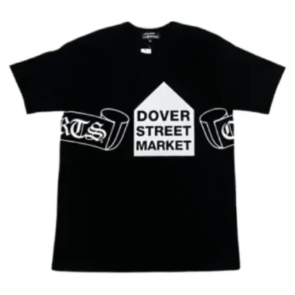 Chrome Heart x Dover Street Market Scroll Logo Black Tee
