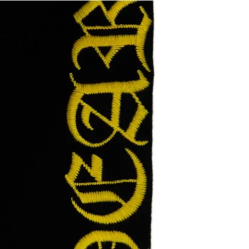 Yellow Embroidery Logo Chrome Hearts Cashmere Hoodie Zip Up