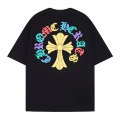Classic Chrome Hearts Cross Logo Black T-Shirt