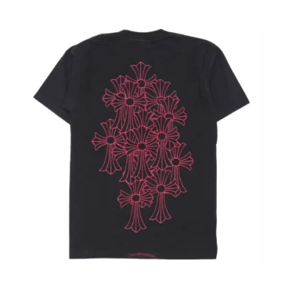 Exclusive Black Chrome Hearts Pocket T Shirt Dagger