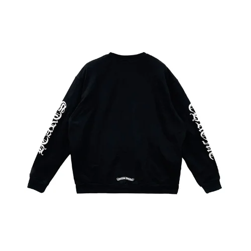 Exclusive Chrome Heart Black Sweatshirt Neck Logo