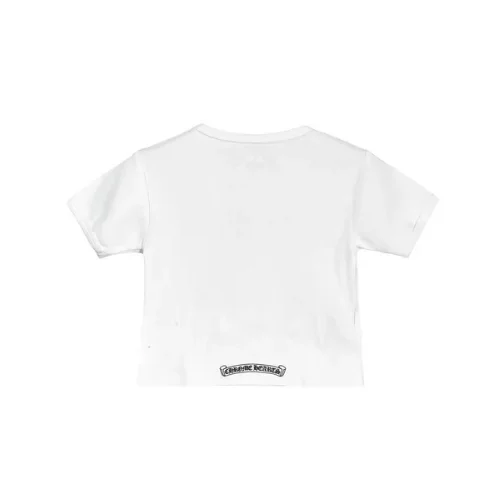 Exclusive Chrome Hearts New York Vine Heart Logo Cropped Short Sleeves Tee