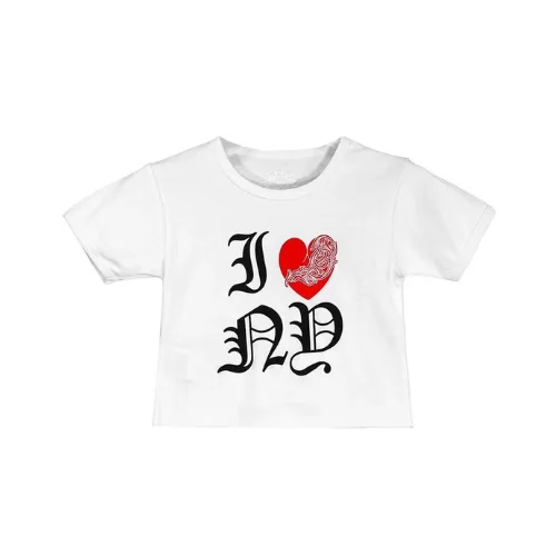 Exclusive Chrome Hearts New York Vine Heart Logo Cropped Short Sleeves Tee