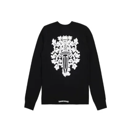 Dagger Chrome Hearts Long Sleeve T Shirt​ Black