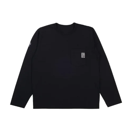 Chrome Hearts Long Sleeve White Embroidered Pocket Tee