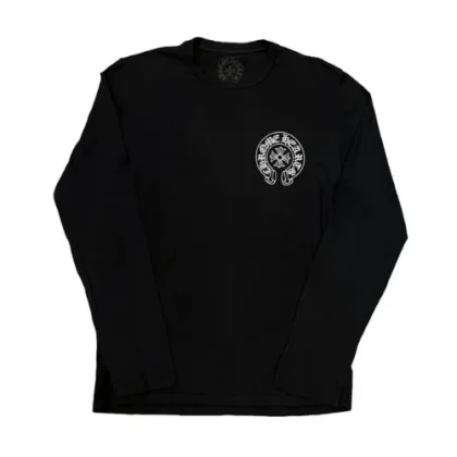 Green Chomper Chrome Hearts​ Matty Boy Long Sleeve Tee Black