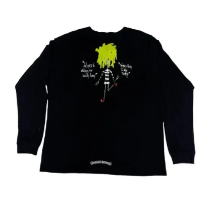 Walk Away Chrome Hearts Shirt Long Sleeve​ Black
