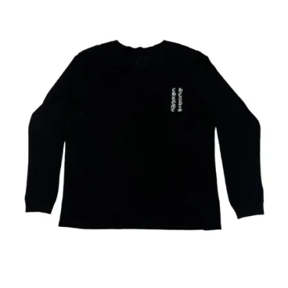 Walk Away Chrome Hearts Shirt Long Sleeve​ Black