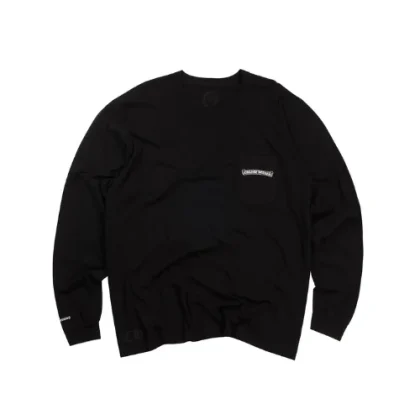 Chrome Hearts Long Sleeve​ Snowflake Black Tee