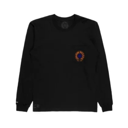 Chrome Hearts Horseshoe Tee Staff Orange Logo