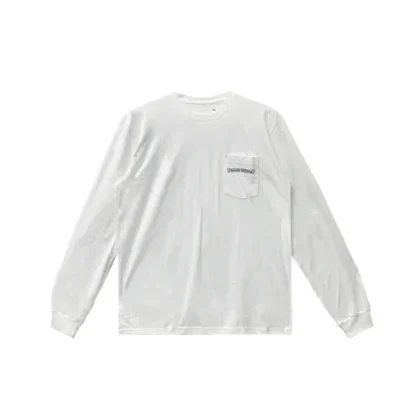 USA Script Chrome Hearts Longsleeve Tee White