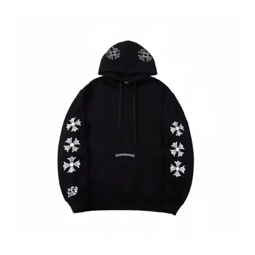 Black Chrome Hearts Horseshoe Hoodie Multi Cross