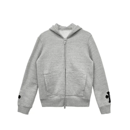 Chrome Hearts Leather Cross Hoodie