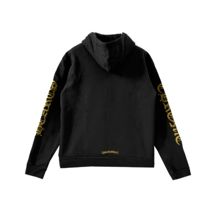 Chrome Hearts Black Zip Up Hoodie