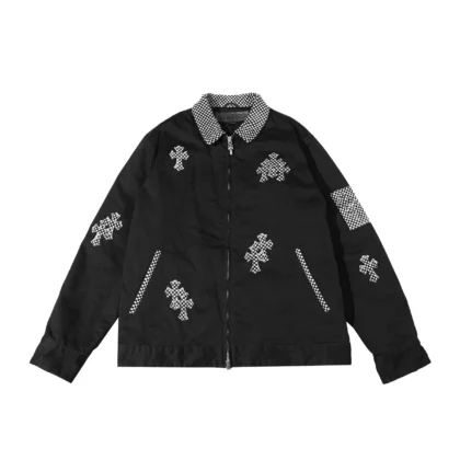 Chrome Hearts Checkerboard Cross Patch Jacket