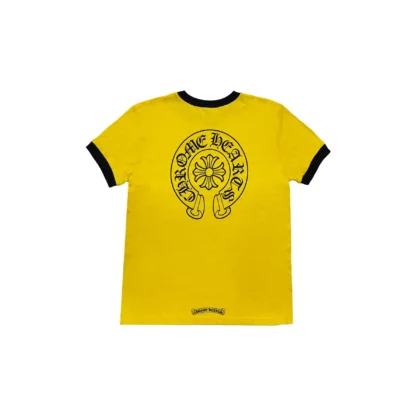 Chrome Hearts Yellow and Blue short Sleeve