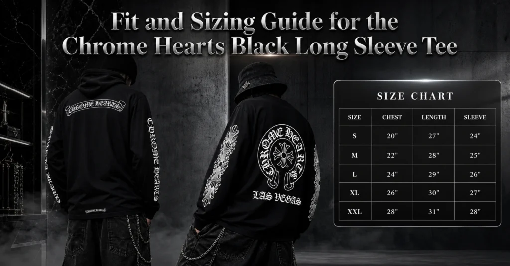 Chrome Hearts Black Long Sleeve