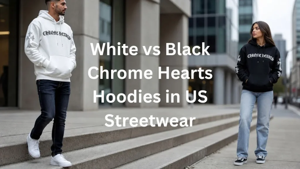 White Chrome Hearts Hoodie Clean Streetwear Styling Guide 1