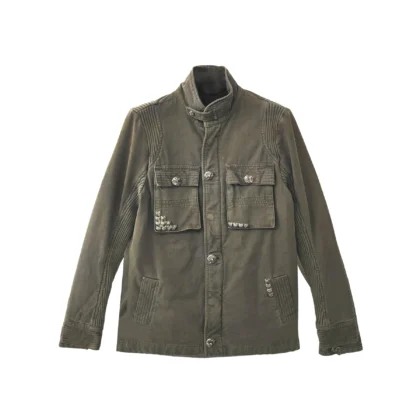 Chrome Hearts Cherry Bomb Pyramid Stud Military M65 Jacket