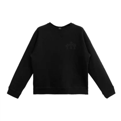 Chrome Hearts Cross Leather Patch Sweatshirt