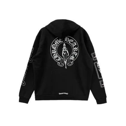 Chrome Hearts Deadly Doll Pink Dagger Hoodie