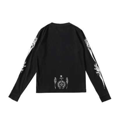 Chrome Hearts Foti Ribcage Long Sleeve Tee