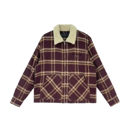 Chrome Hearts Fur Collar Zip Up Jacket
