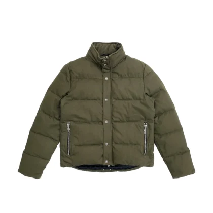 Chrome Hearts Green Puffer Down Jacket