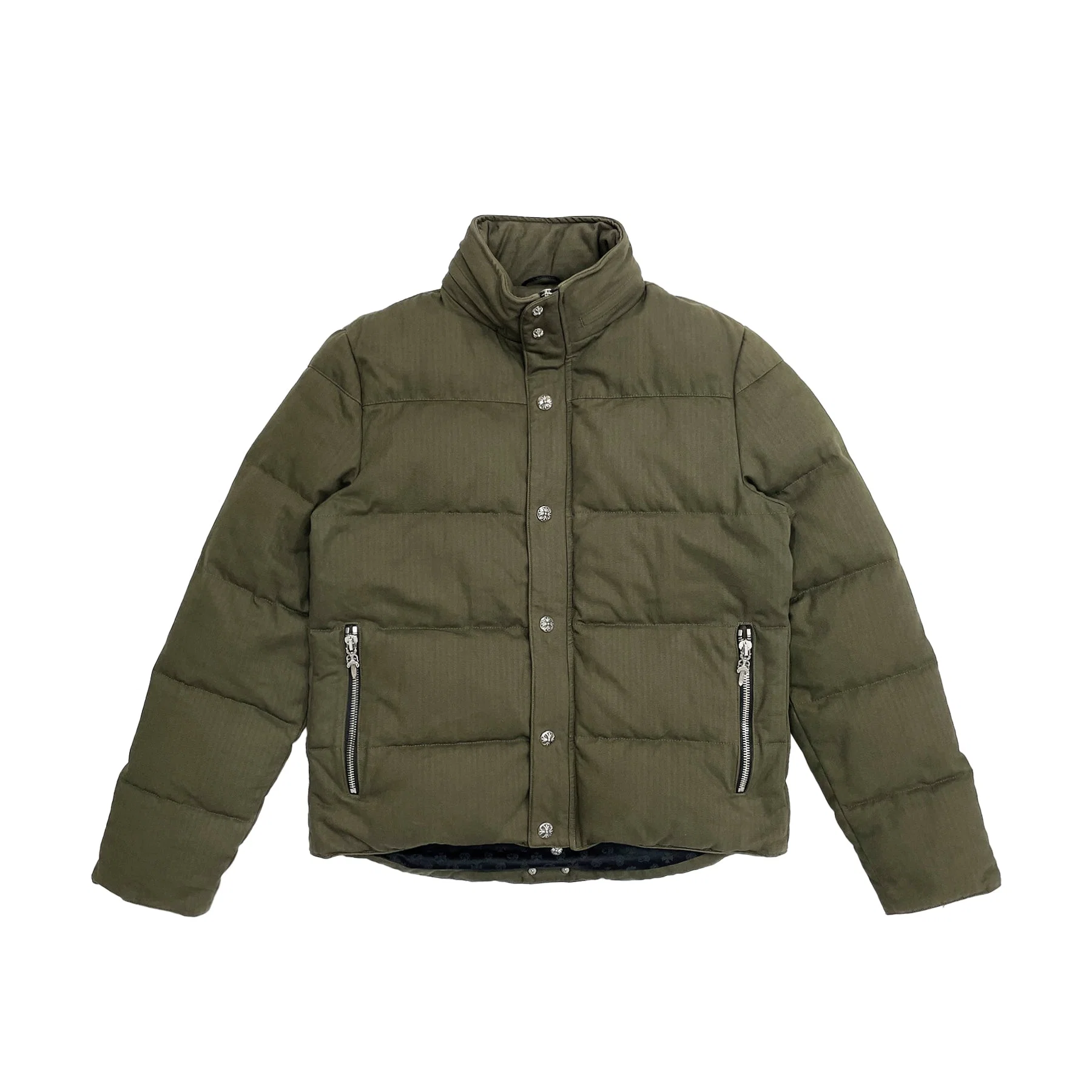 Chrome Hearts Green Puffer Down Jacket 1 Chrome Hearts Green Puffer Down Jacket