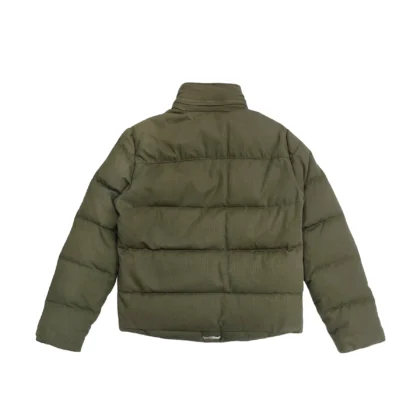 Chrome Hearts Green Puffer Down Jacket