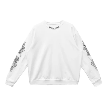 Chrome Hearts LOVE YOU White Sweatshirt