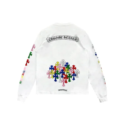 Chrome Hearts Multi Color Cross Scroll Label Sweatshirt