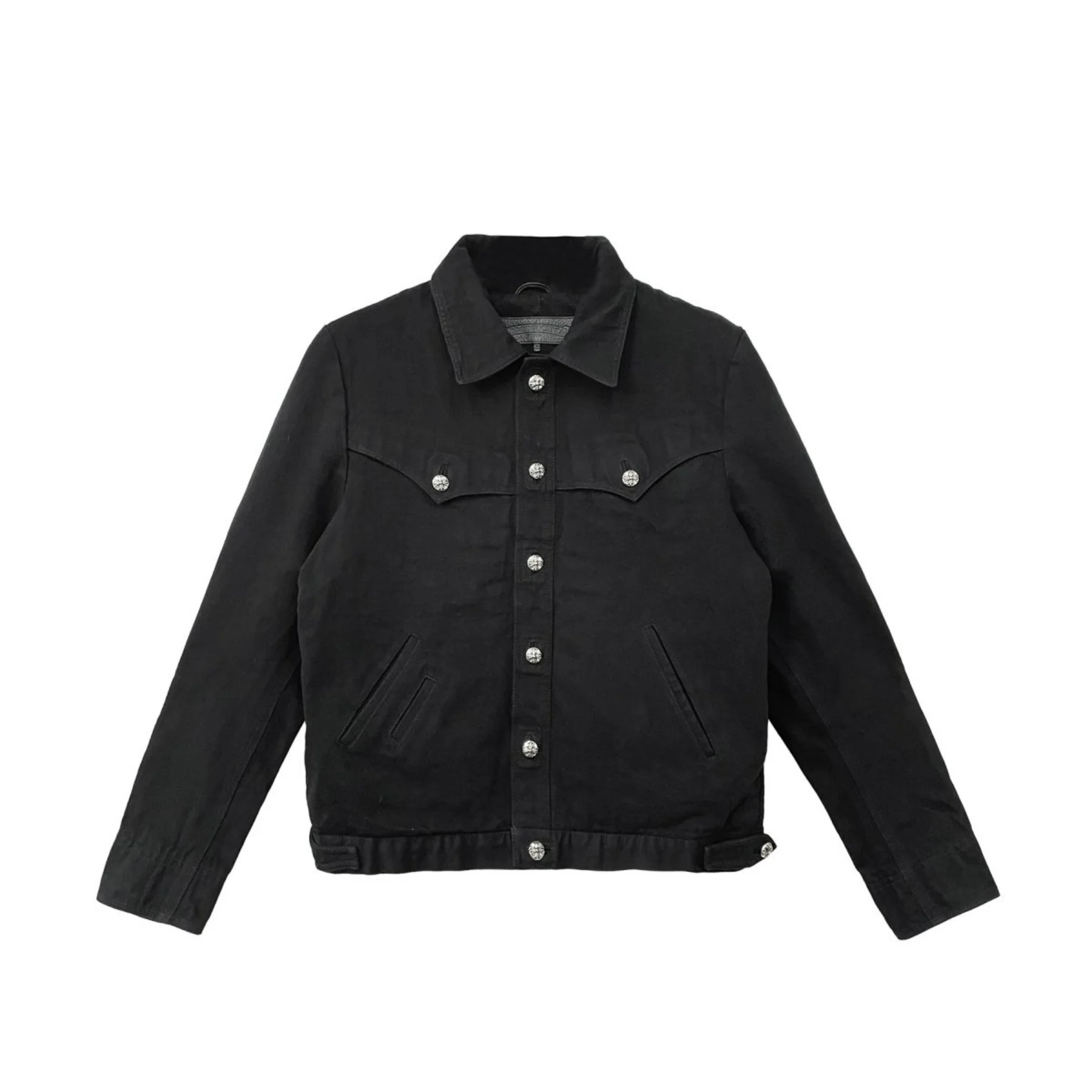 Chrome Hearts Red Floral Cross Leather Patch Jacket 2 Chrome Hearts Red Floral Cross Leather Patch Jacket
